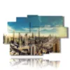 painting with panoramic photo of dubai - version: 9 pannelli 171x108cm