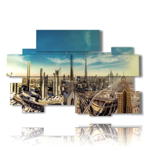 foto panorámica de Dubái