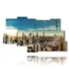 quadro con foto panoramica di dubai - version: 9 pannelli 180x103cm