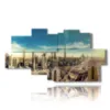 quadro con foto panoramica di dubai - version: 8 pannelli 184x97cm