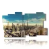 bild mit panoramafoto von dubai - version: 11 pannelli 184x104cm