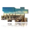 bild mit panoramafoto von dubai - version: 10 pannelli 186x105cm