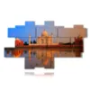 quadri india taj mahal visto dal mare in un tramonto - version: 18 pannelli 249x147cm