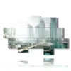 painting with images of dubai - version: 8 pannelli 185x113cm