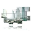 painting with images of dubai - version: 10 pannelli 186x115cm