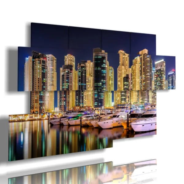 Bild mit einem Foto von Dubai bei Nacht