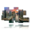 quadro con le piu belle foto di dubai - version: 8 pannelli 171x100cm
