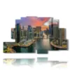 tableau des plus belles photos de dubai - version: 9 pannelli 173x103cm