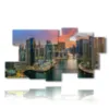 tableau des plus belles photos de dubai - version: 9 pannelli 184x100cm