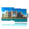 bild mit foto in dubai - version: 10 pannelli 183x100cm