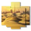 bild mit bildern von dubai straenden - version: 5 pannelli 89x85cm
