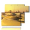 quadro con foto spiagge di dubai - version: 6 pannelli 122x96cm