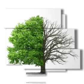 peintures arbres stylisés