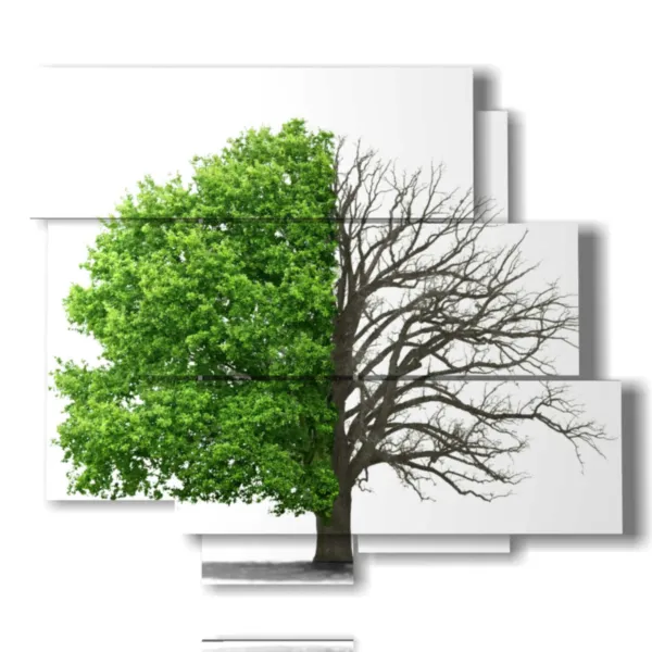 peintures arbres stylisés