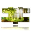 bilder mit herbstbaeumen im wald - version: 7 pannelli 176x102cm