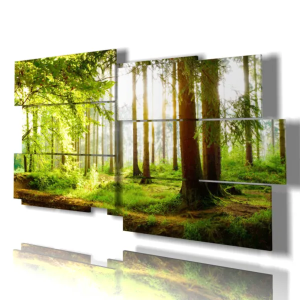 Prints of autumn trees