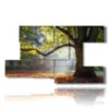 tableau arbres colores en automne - version: 8 pannelli 173x100cm