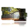 tableau arbres colores en automne - version: 10 pannelli 183x100cm