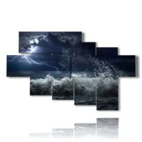 quadri di mare in tempesta