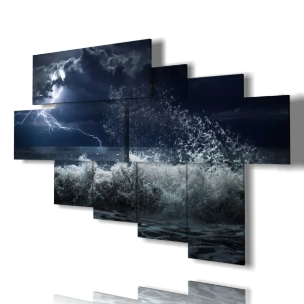 quadri mare tempesta