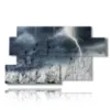 bilder zum sturm d - version: 7 pannelli 157x90cm