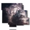 paintings of storms on the - version: 6 pannelli 113x99cm