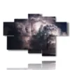 tableaux d orages sur le - version: 6 pannelli 136x91cm