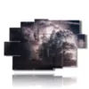 paintings of storms on the - version: 9 pannelli 171x108cm