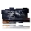 tableau orages nocturnes - version: 11 pannelli 184x104cm