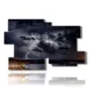 tableau orages nocturnes - version: 12 pannelli 190x119cm