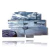 painting stormy sea coming - version: 9 pannelli 173x103cm