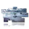 painting stormy sea coming - version: 9 pannelli 182x107cm