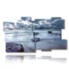 tableau mer orageuse a venir - version: 11 pannelli 184x104cm