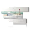 bild der leuchtturm des meeres - version: 7 pannelli 172x103cm