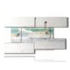 painting the lighthouse of the sea - version: 9 pannelli 177x101cm