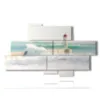painting the lighthouse of the sea - version: 8 pannelli 184x107cm