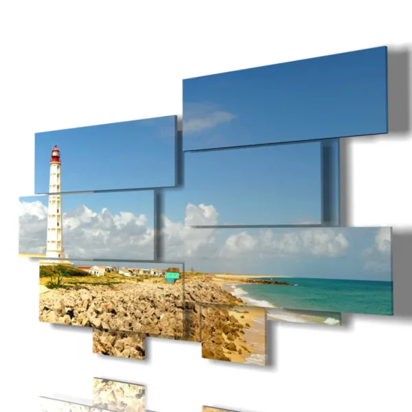 Impresiones con mar y faro