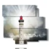 quadri con il faro illuminato - version: 6 pannelli 113x99cm