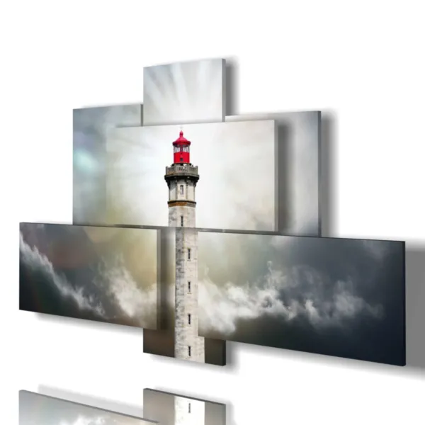 quadri con il faro luminoso