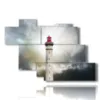 bilder mit beleuchtetem leuchtturm - version: 7 pannelli 150x102cm