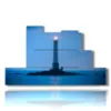painting lighthouse tower with night light - version: 7 pannelli 171x101cm