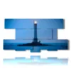 quadro torre faro con luce di notte - version: 8 pannelli 186x97cm