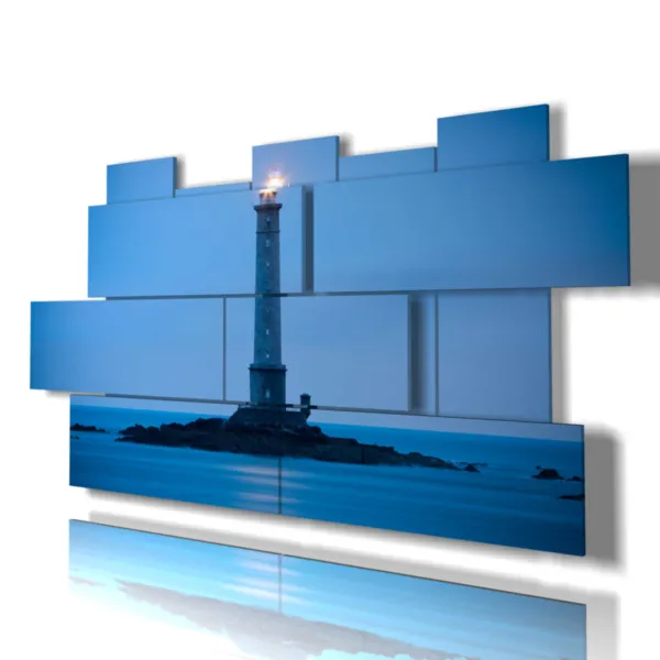 Cuadros, torre, faro.