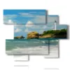 celebre phare des tableaux de jour - version: 6 pannelli 127x102cm