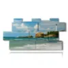 famous paintings lighthouse by day - version: 11 pannelli 202x103cm