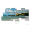 famous paintings lighthouse by day - version: 10 pannelli 207x106cm