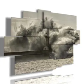 quadri con faro resistente alla tempesta