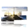 paintings of lighthouses on the sea upon awakening - version: 9 pannelli 177x101cm