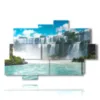 quadro con cascate iguazu in brasile - version: 10 pannelli 173x114cm