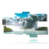 quadro con cascate iguazu in brasile - version: 7 pannelli 177x102cm